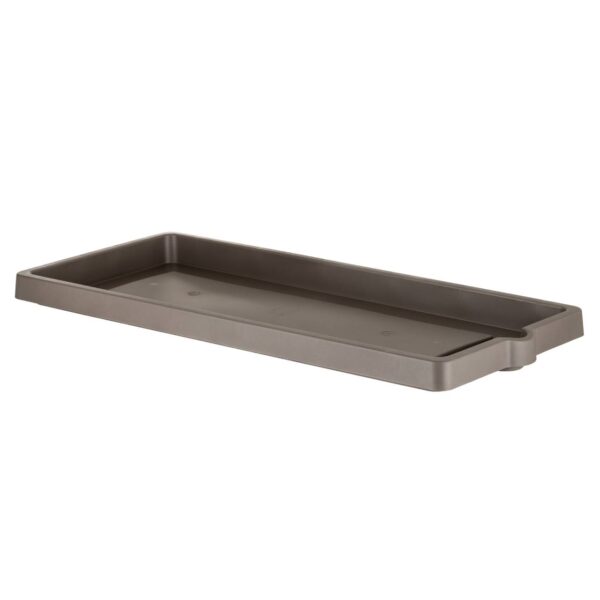 Bama Fioriera effetto legno colore cappuccino cm 80 con sottovaso